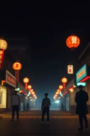 《深海来信》竖版海报：幽蓝海面下的微弱光点