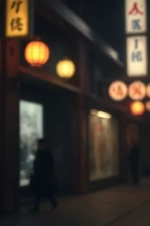 《沉默的雾》竖版海报：浓雾中小镇教堂的模糊轮廓