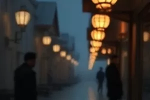 《银幕修补匠》横版画面：一双修补胶片的手与老式接片台